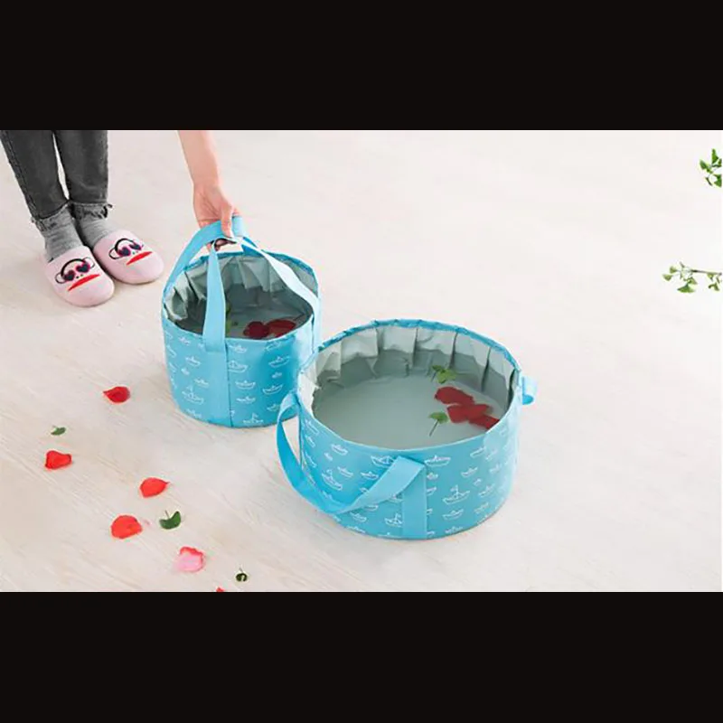 Портативный складной дорожный мешок для мойки стоп 10 л|Массажные столы| |