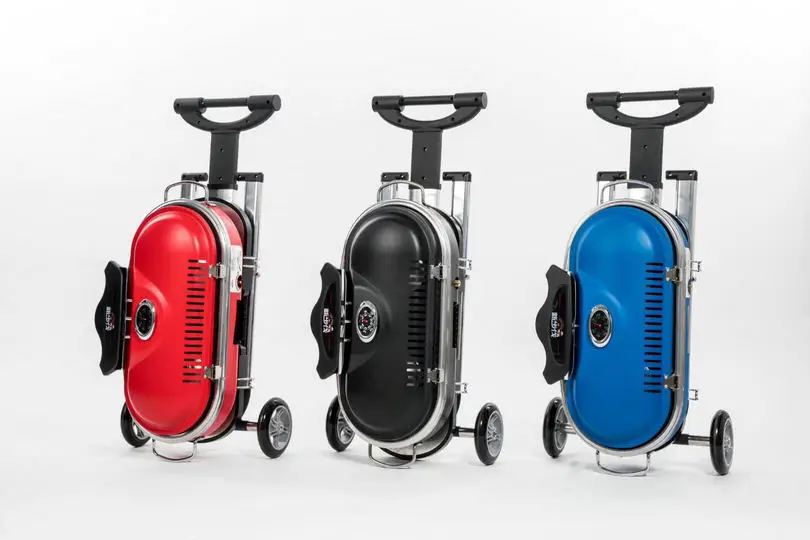 Портативный складной газовый гриль антипригарная поверхность Открытый Отдых