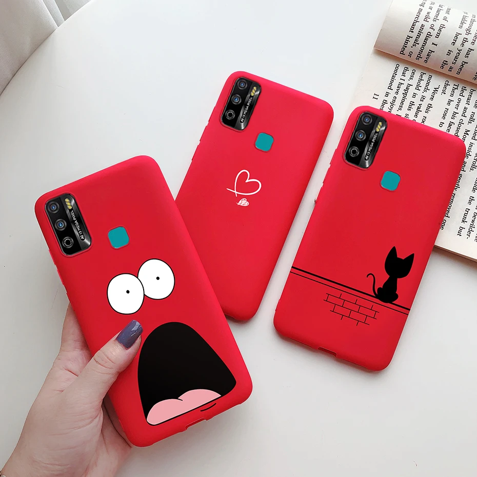 silicon case for infinix hot 9 play case soft tpu cute painted back phone cover coque for infinix hot9 hot 9 play bumper cases free global shipping