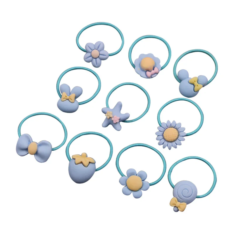 

40 PCS / Box Cartoon Children's Toys Hair Binding Rubber Band Girl's Hair Ring