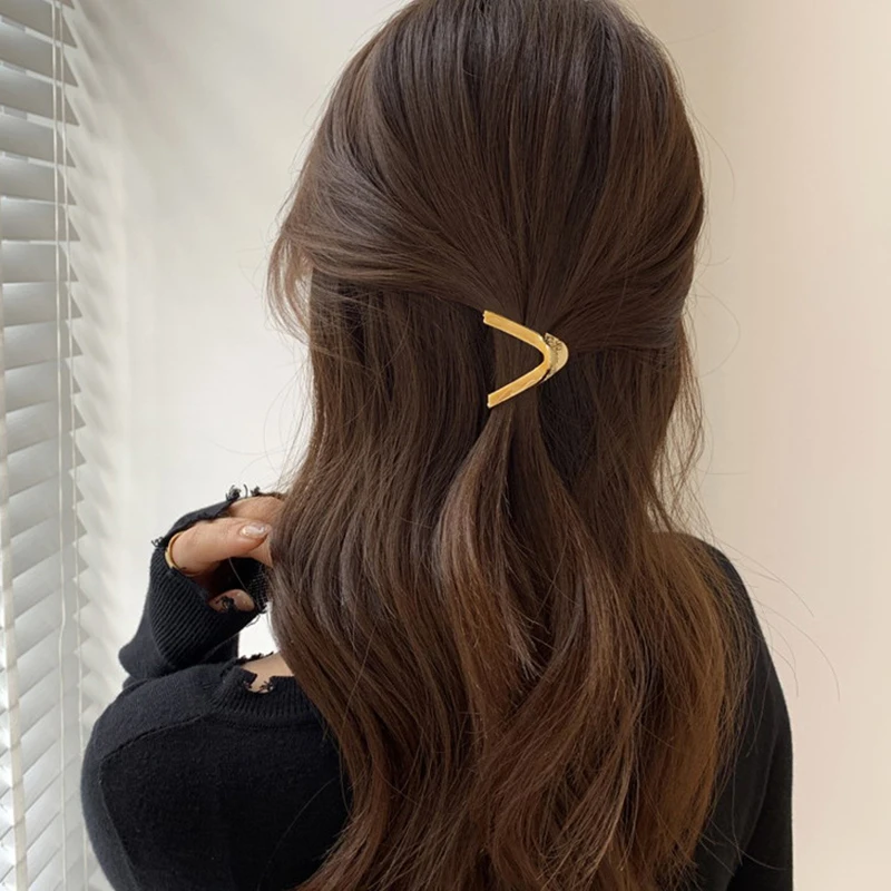 

Женская заколка-пряжка для волос, из металлического сплава