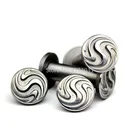 2 пары изысканных винтов из нержавеющей стали для изготовления ножей сделай сам, материал для рукоятки ножа, винт 20 размеров для прямого складного ножа