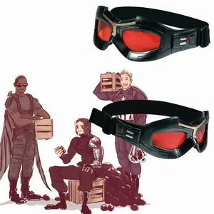 Coslive Falcon Sam Wilson косплей маска очки Косплей Смола костюм Реплика бутафория Хэллоуин Взрослые