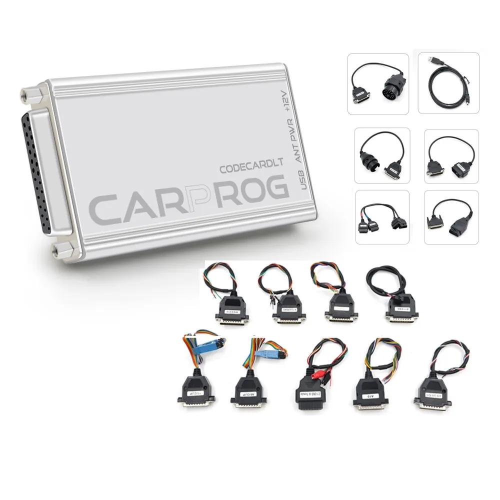 Автомобильная прога Carprog V8.21 V10.05 V10.93 со всеми 21 адаптером инструмент для