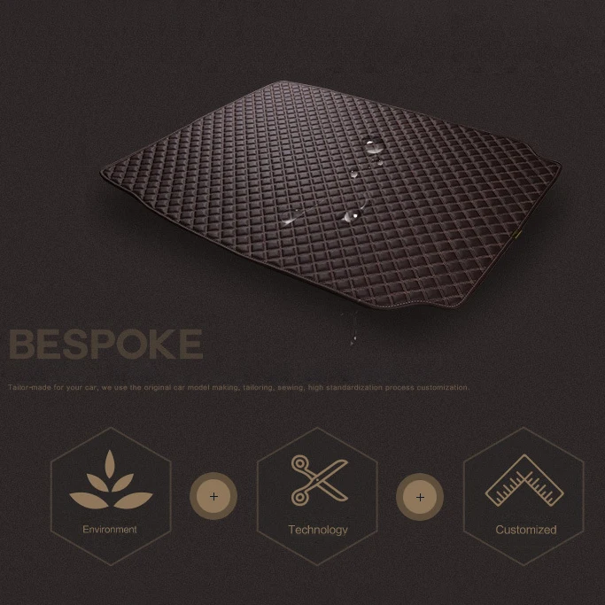 Кожаный коврик для багажника автомобиля подкладка груза поднос чехла BMW F34 3 серии