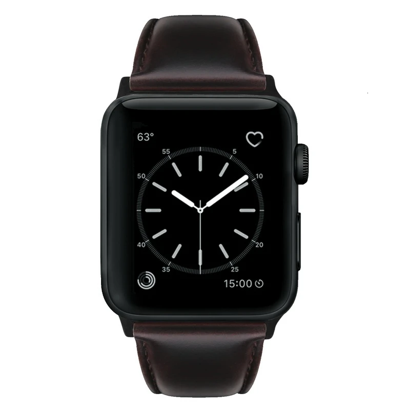 Винтажный ремешок из воловьей кожи для Apple Watch 44 мм 40 мм 42 мм 38 мм браслет iwatch 5 4 3 2 1 браслет с текстурой Crazy Horse