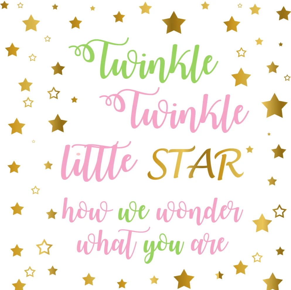 Виниловый фон для студийной фотосъемки с золотыми мерцающими звездами Луной и