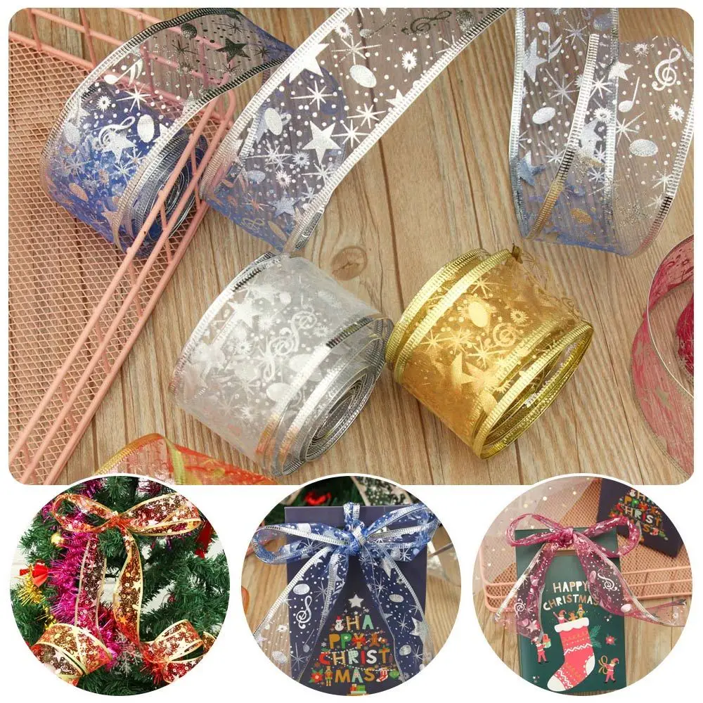 

2m Festival Holiday Tinsel Hanging Xmas Tree Ornaments DIY Party Gifts Ribbon Decorations Christmas Hangs Decor