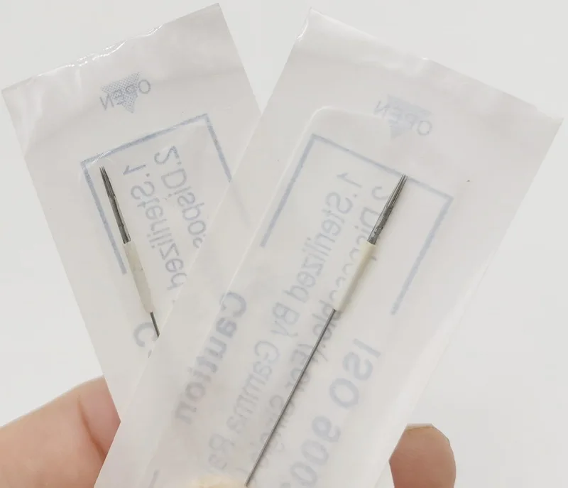 600Pcs 1RL 2RL 5RL 7RL 5F 7F Mixed Sterilized Stainless Steel Permanent Makeup Needles Normal Eyebrow | Красота и здоровье