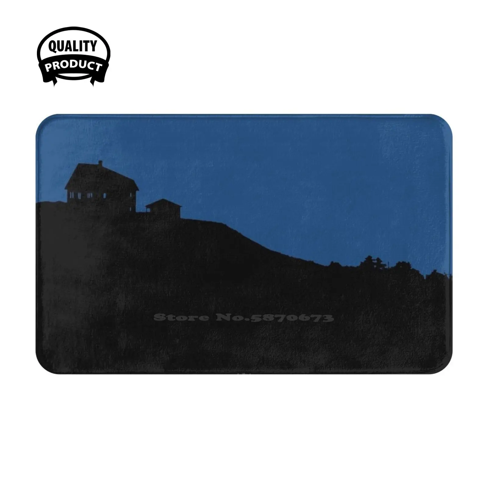 Фотография Modifié - Une Maison Au Bord De Мягкая подушка Домашний ковер Дверной коврик