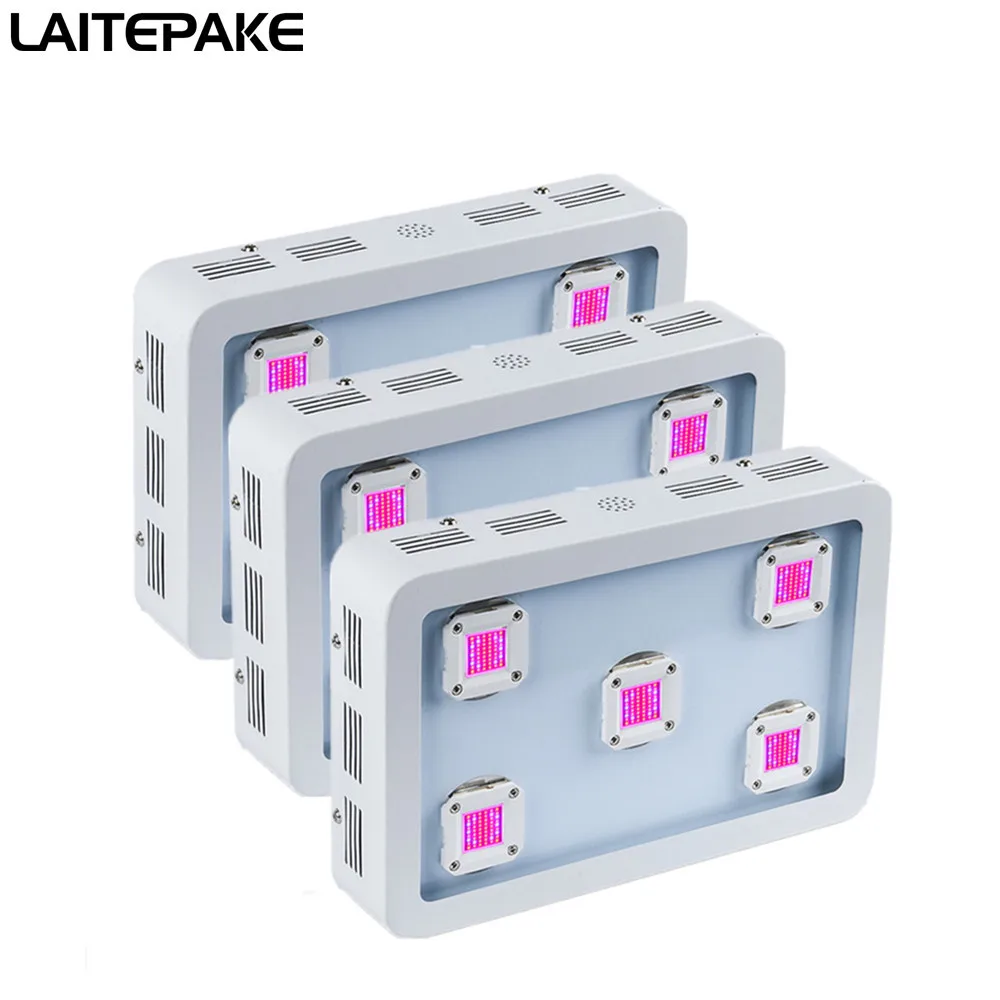 Набор 3 шт. Светодиодный фитоламп LAITEPAKE 1500W COB полного спектра 410-730нм для выращивания и цветения растений внутри помещений с очень высоким урожаем.