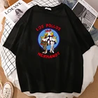 Забавная Мужская футболка с принтом Los Pollos Hermanos, модная летняя футболка S-XXXL, футболки с круглым вырезом, мягкая дышащая футболка для мужчин