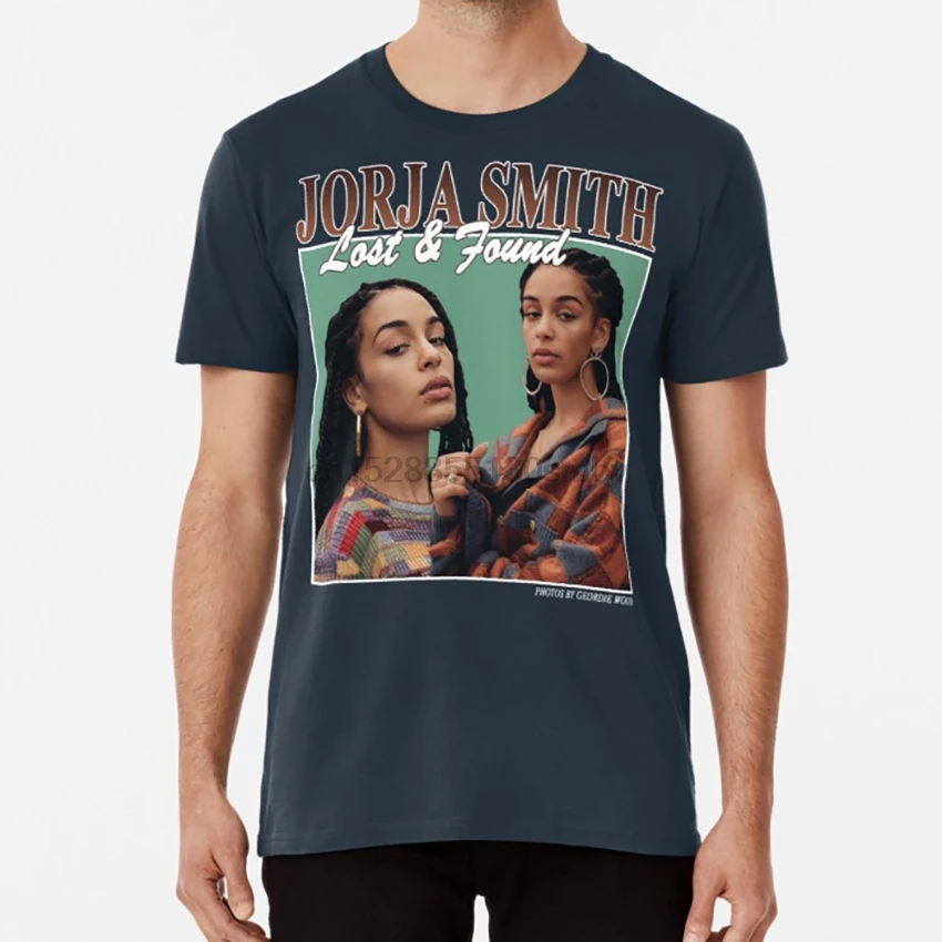 JORJA SMITH Lost Found (homage design) Футболка jorja smith lost and found uk music|Мужские футболки| |