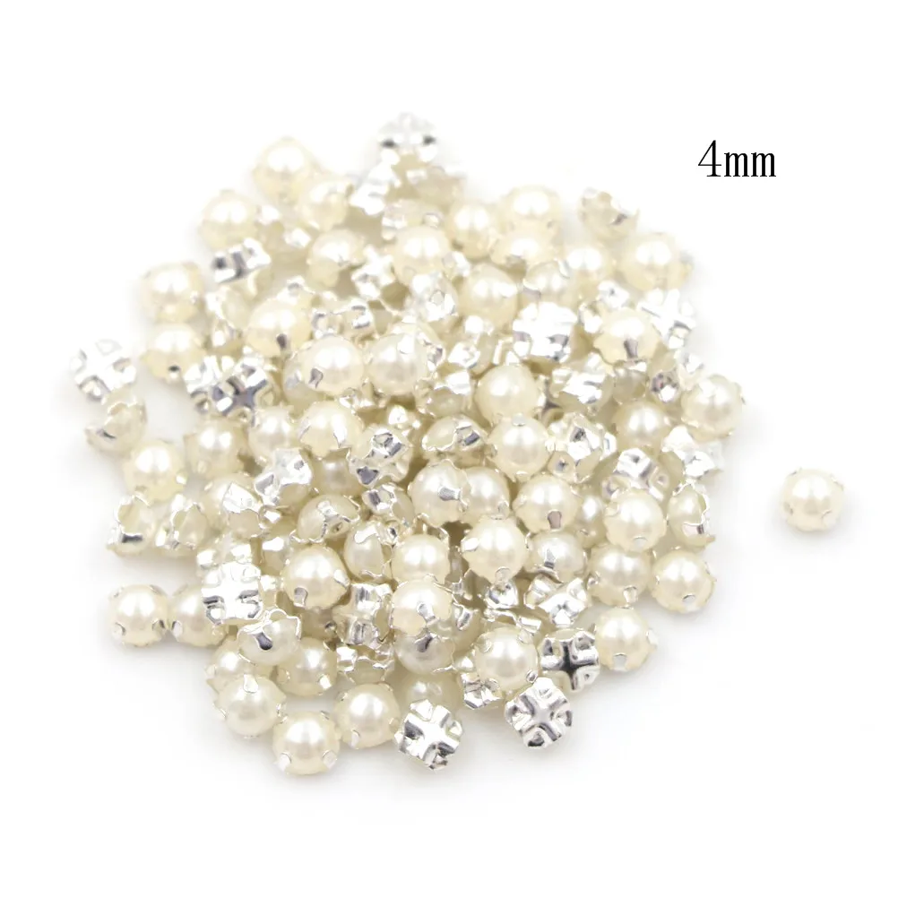 

3/4MM 100pcs/lot Mini Pearl Buckle DIY Doll Dress Patchwork Handmade Craft Sewing Accessories Wholesale