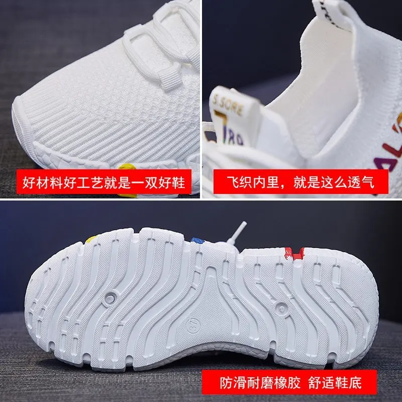 Дышащие кроссовки для бега женские светильник спортивной обуви мода в Корейском