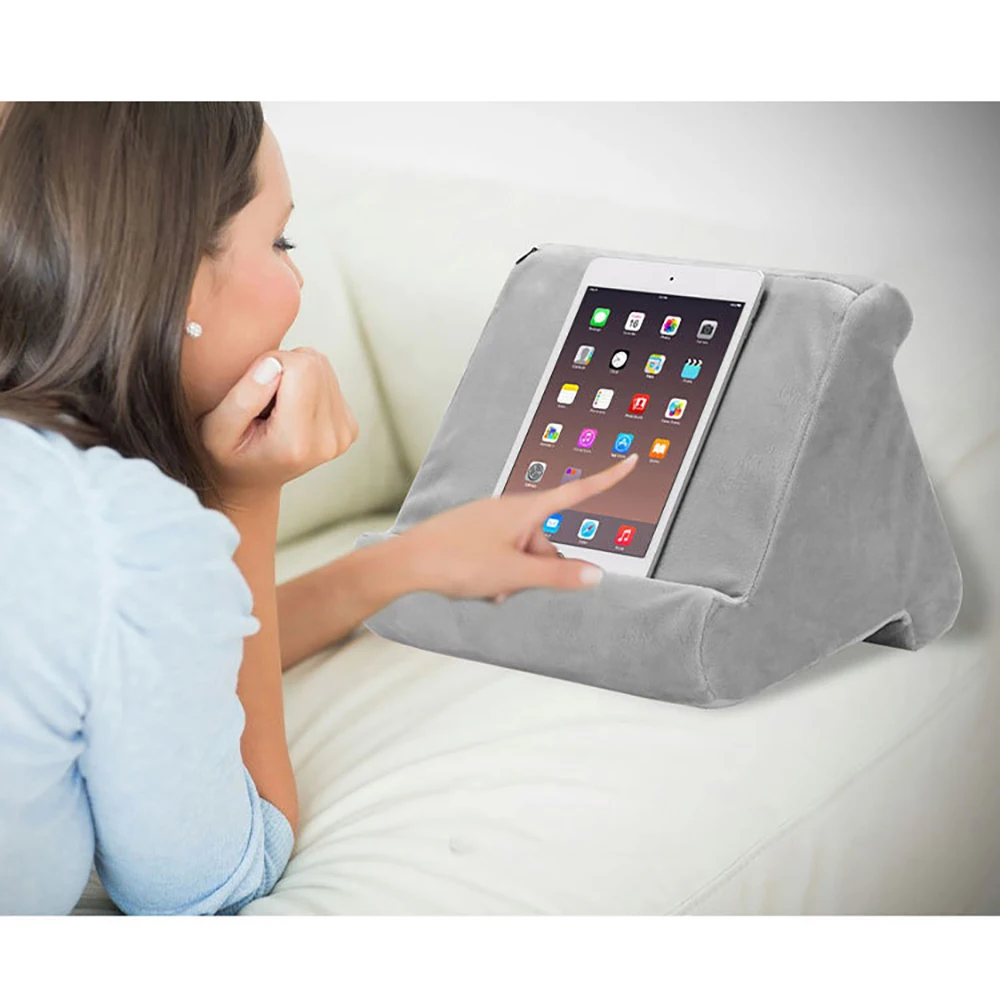 Pillow high elastic sponge tablet phone holder For ipad multi-angle soft pillow reading pillows tablet phone stand images - 6