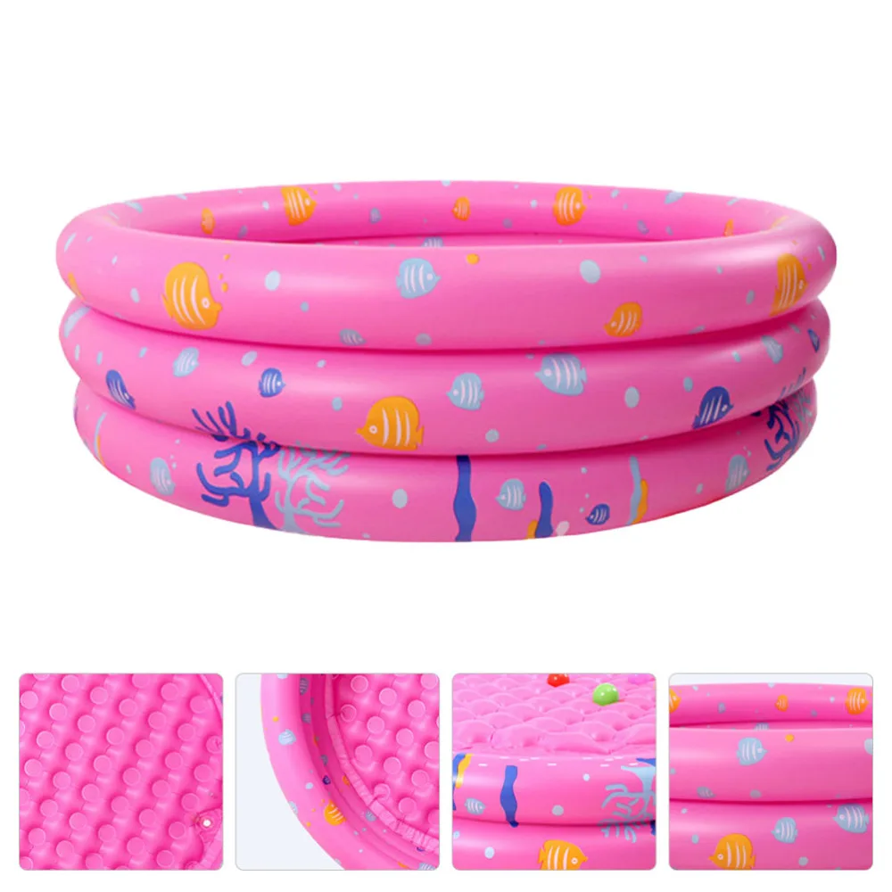 

1pc Inflatable Pool Portable Kiddie Swimming Pool Round Water Pool for Kids
