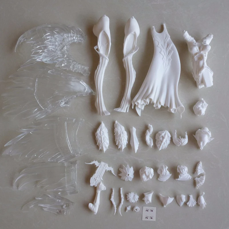 

unpainted DIY GK hand resin white mold Heaven 2 Dark Angels Kamael DIY Paint Graffiti 30CM