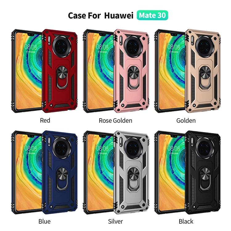 Armor Case For Huawei Mate 30 Pro 20 Ring Magnetic Car Hold Cover P30 P20 Lite Nova 5 5i 4 Phone Shell |