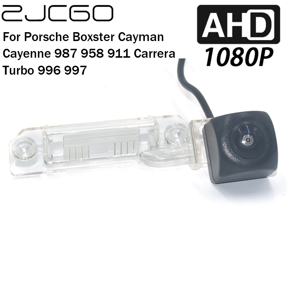 ZJCGO Car Rear View Reverse Backup Parking AHD 1080P Camera for Porsche Boxster Cayman Cayenne 987 958 911 Carrera Turbo 996 997  - buy with discount