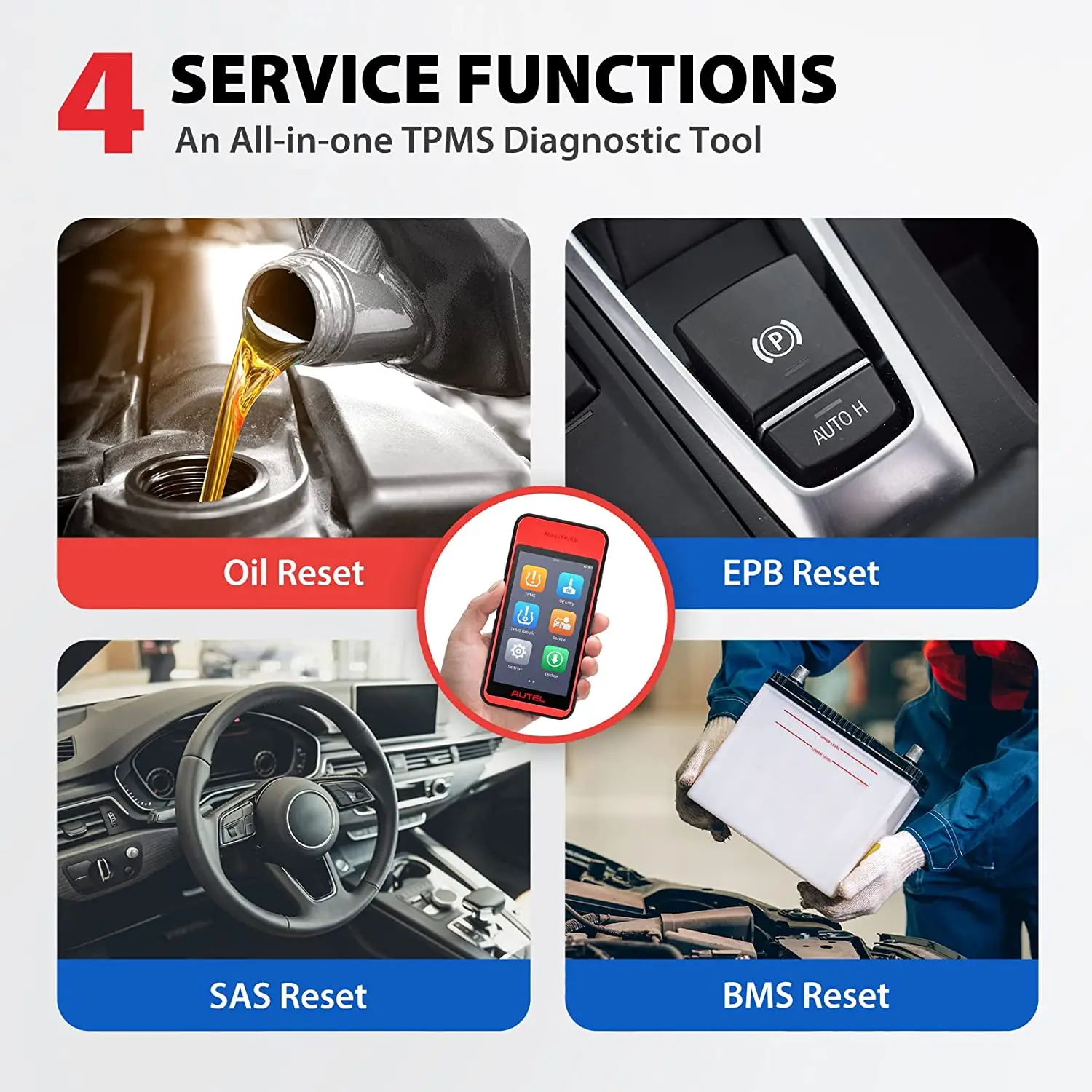 Autel MaxiTPMS ITS600E TPMS диагностический сканер OBD2 программируемый инструмент авто VIN Scan