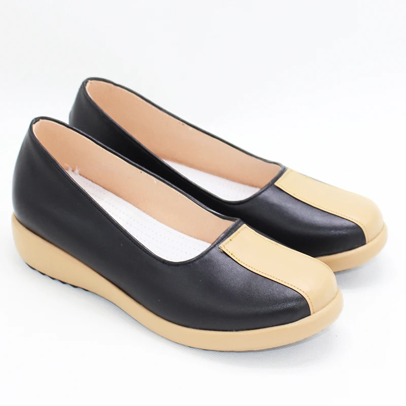 

Hot Game Cosplay Shoes Role Chongyun Flat Heeled Cos Leather Shoes Anime Peripheral