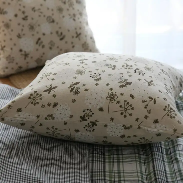 Хлопковая наволочка с принтом декоративные наволочки для дивана автомобильного