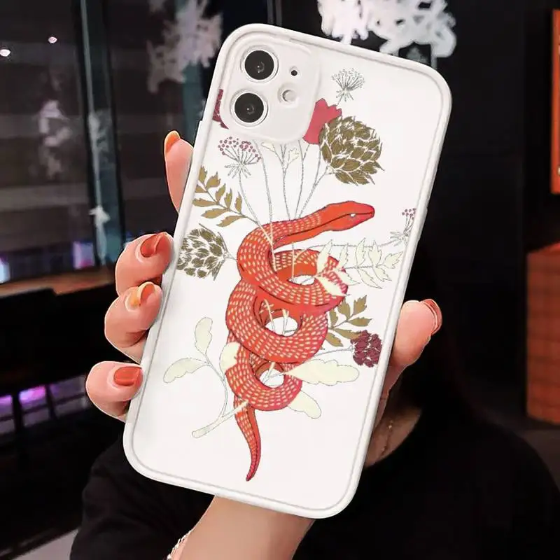 

Simple Lavender Purple Flowers luxury design Phone Case matte transparent For iphone 7 8 11 12 plus mini x xs xr pro max cover