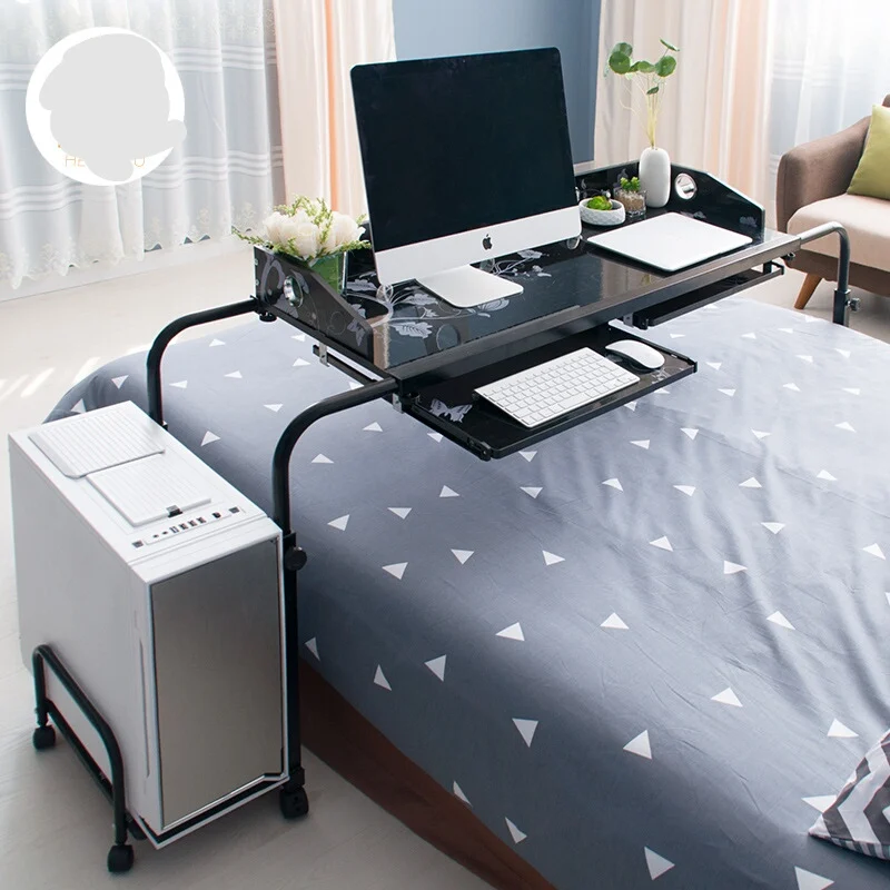 Стол компьютерный из дерева и стали 120/140 х45 см |