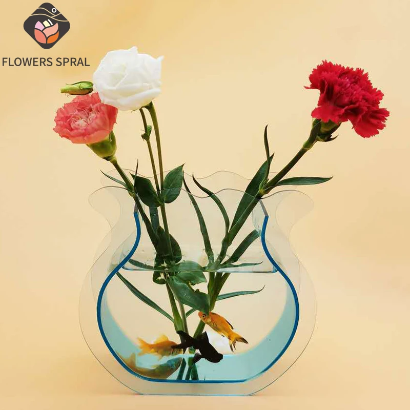 Акриловая ваза в скандинавском стиле для украшения дома | Дом и сад