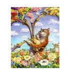 Картина по номерам GATYZTORY, живопись по номерам, кошка на холсте, украшение для дома, сделай сам, подарок, настенное искусство, животное, 6075 см