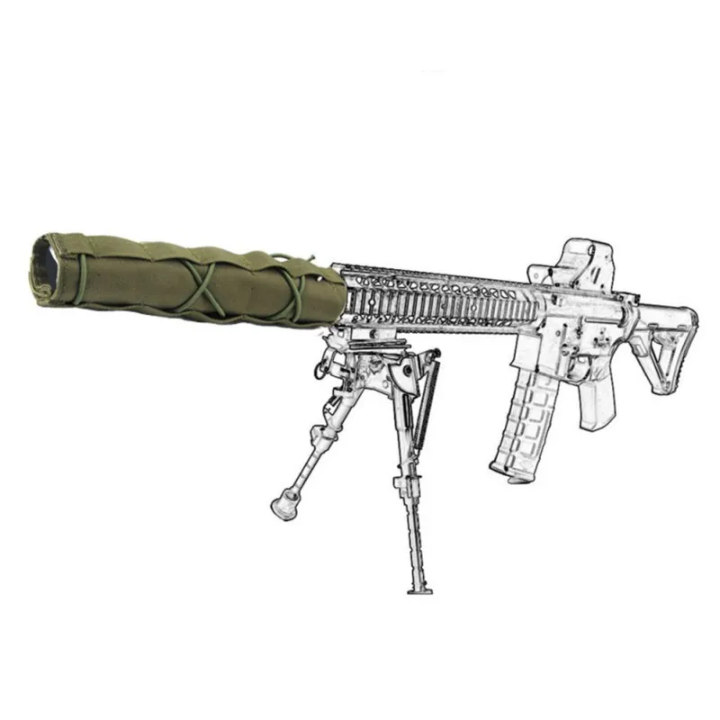 TOtrait 7 1 &quot(18 см) для страйкбола крышку подавитель Mirage тепловой защиты рукавом