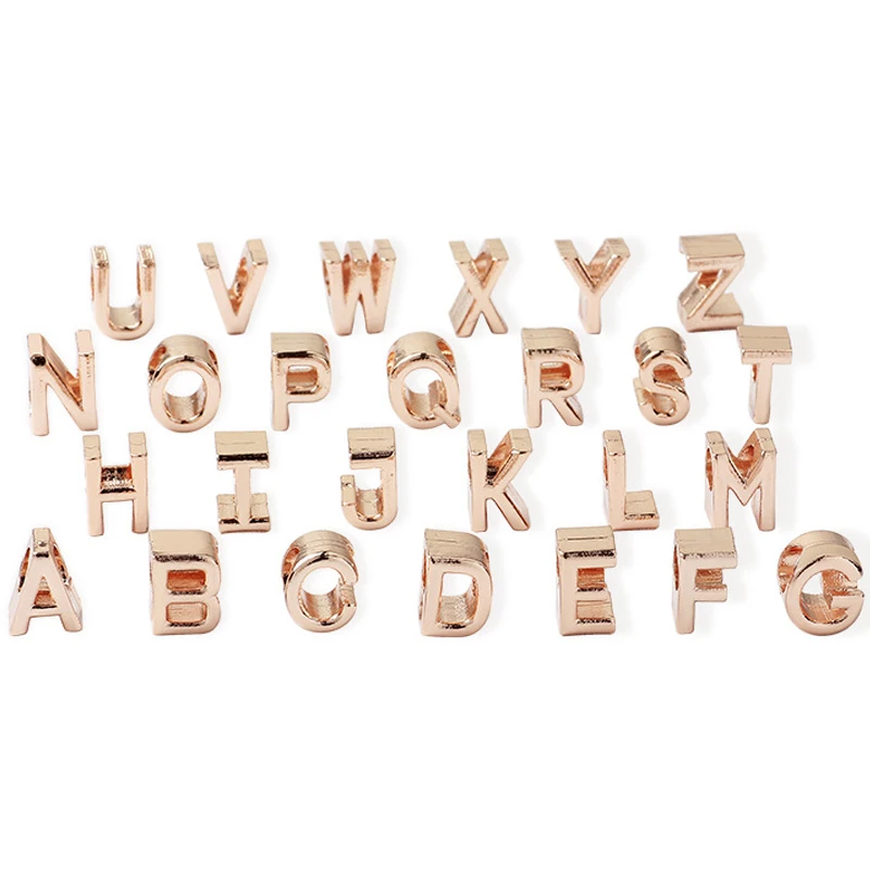 Подвески в виде надписи розовое золото бриллиантовые бусы с алфавитом подходят