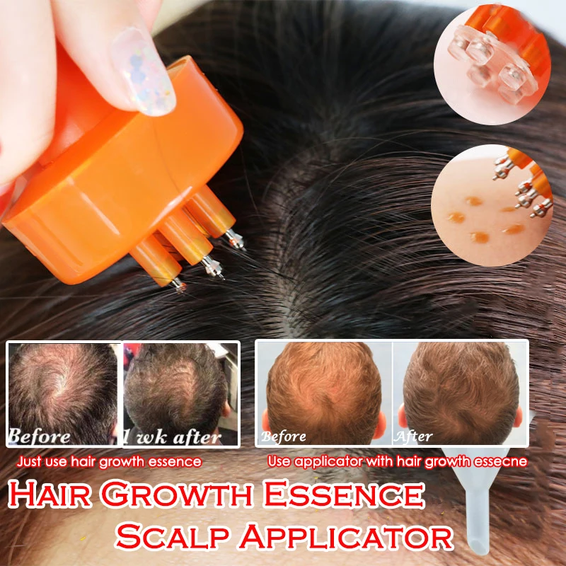 

Новое поступление, эссенция для роста волос, аппликатор для кожи головы, инструмент для массажа Scap, усиление роста волос, продукт против вып...