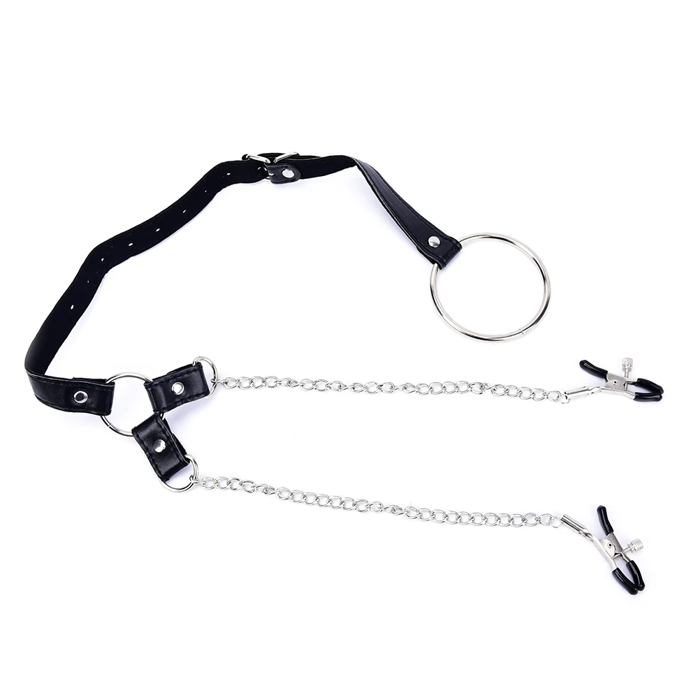 Женские металлические зажимы для сосков на цепочке с кольцом соска | Украшения и