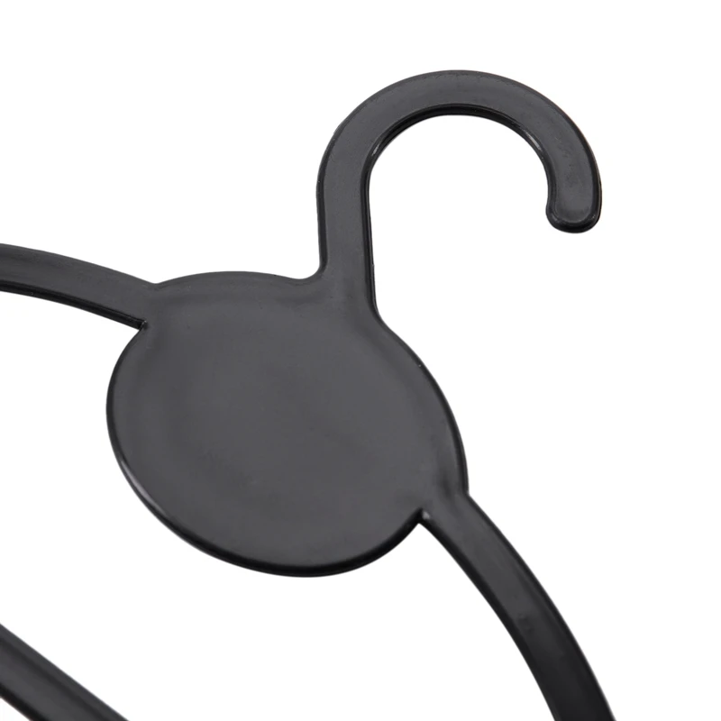 

Scarf Shawl Tie Holder Organizer Oval Plastic Hangers Storage Hangers Black Size:13.5cm(Length)12.5cm(Diameter)13.5cm(Height)x