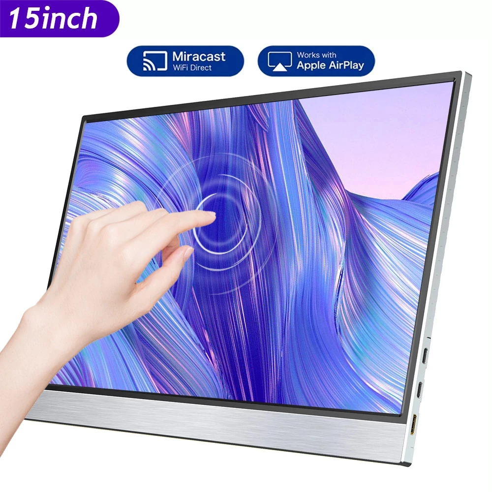 Беспроводной Ультратонкий портативный монитор HDR для рабочего