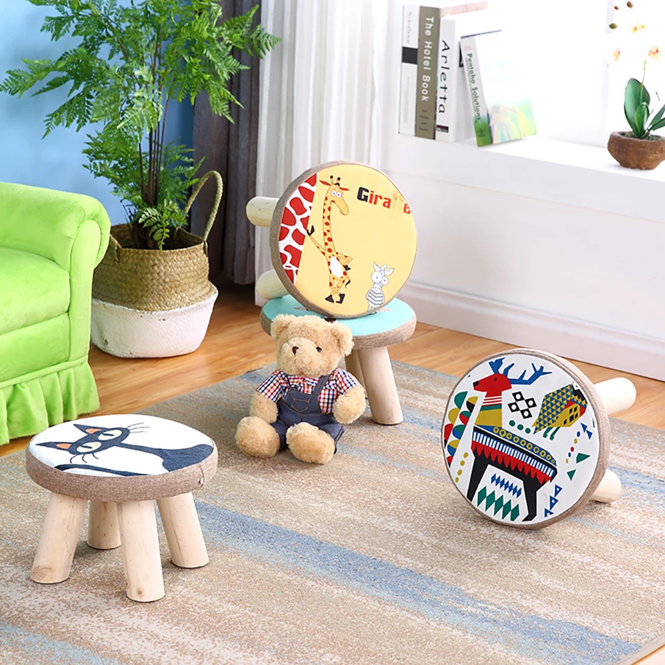 Современный стул для детей креативный деревянный nordicроскошная мягкая