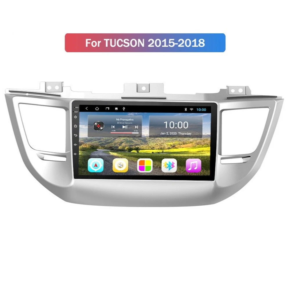 Автомобильный мультимедийный плеер 6G + 128G Android 10 0 для HYUNDAI TUCSON 2015-Автомобильный