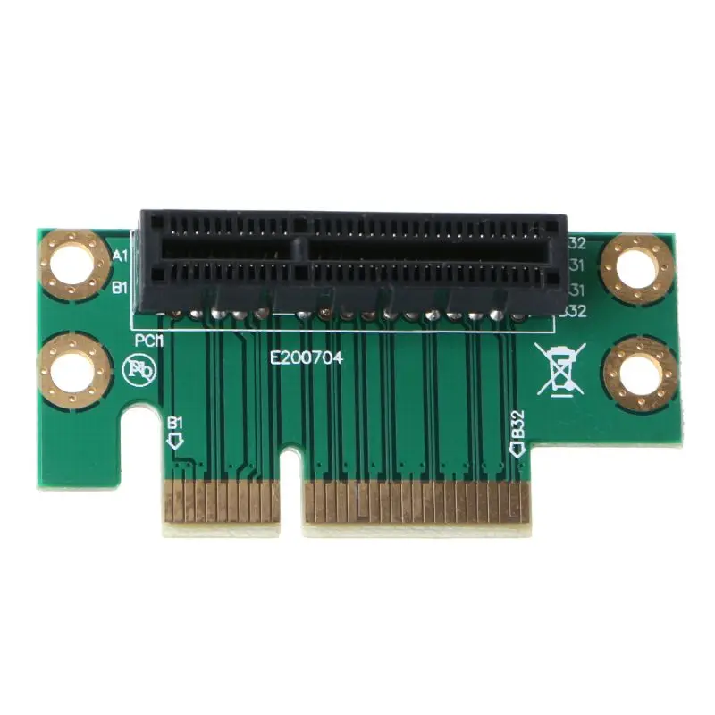 PCI Express PCI-E 4X адаптер переходная карта 90 градусов прямоугольный преобразователь