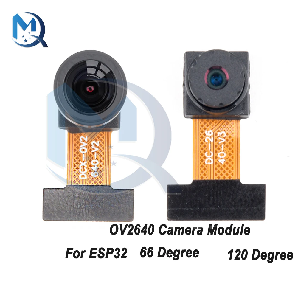ESP32 модуль OV2640 камера 66 120 градусов микрокомпьютерная с одним чипом интерфейс DVP 2