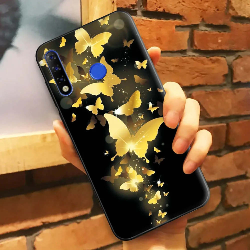 Силиконовый чехол для TECNO Camon 12 Spark 4 мягкий силиконовый телефона из ТПУ Tecno / s Spark4 6