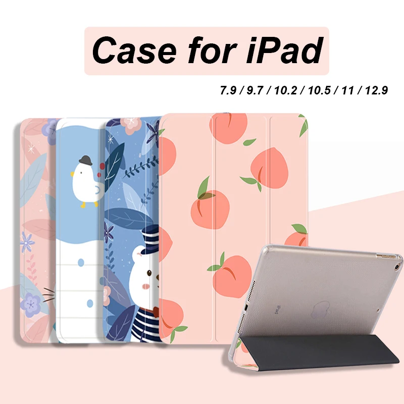 

Case for iPad Pro 11 2020 2021 Case for iPad Air 4 10.2 8th Generation 7th Mini 5 4 Air 3 2 Pro 10.5 9.7 6th Smart Cover