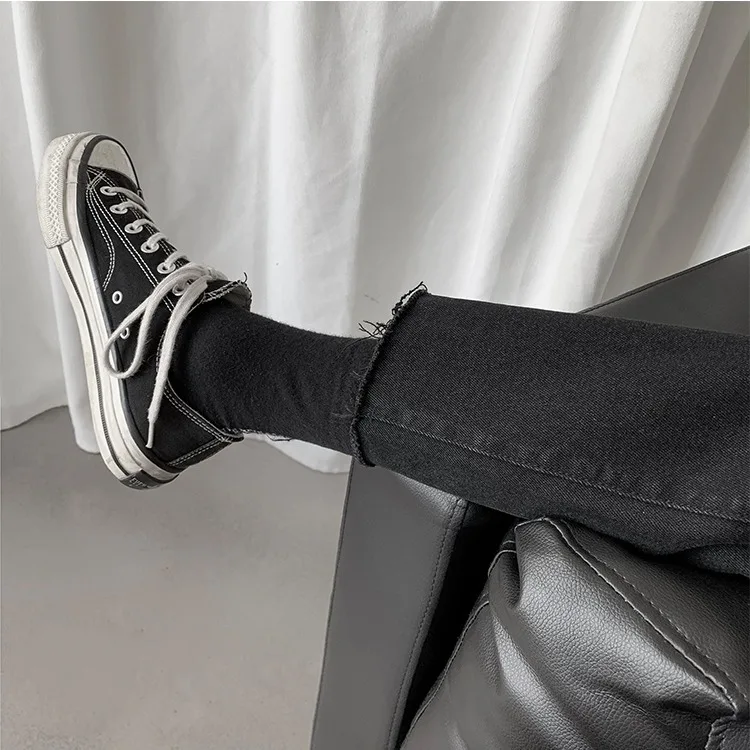 Мужские плотные джинсы с бархатным утеплителем новые Брендовые прямые брюки