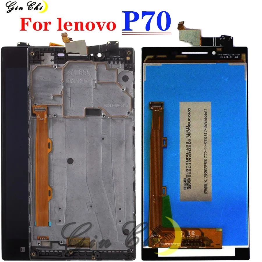 Для lenovo P70 ЖК дисплей с сенсорным экраном дигитайзер в сборе для t P70t A P70A сенсорный