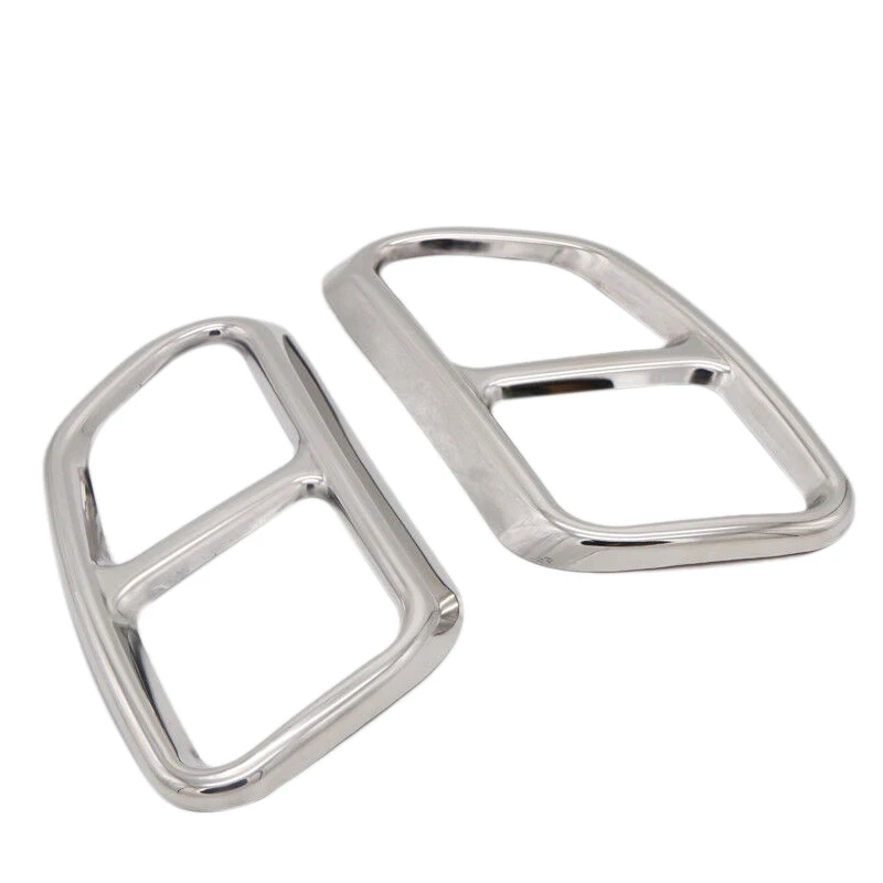 2 шт. выхлопная труба из нержавеющей стали для автомобиля глушитель Накладка Volvo