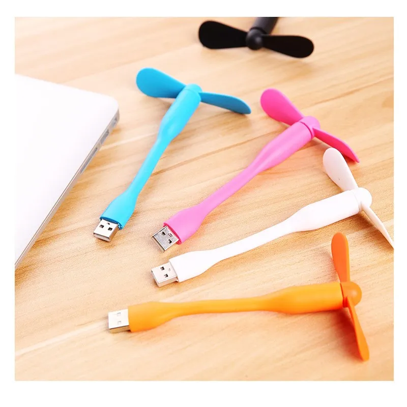 Colorful small usb fan PVC for all Power Supply laptop USB gadgets dropship wholesales stock offer cheaper