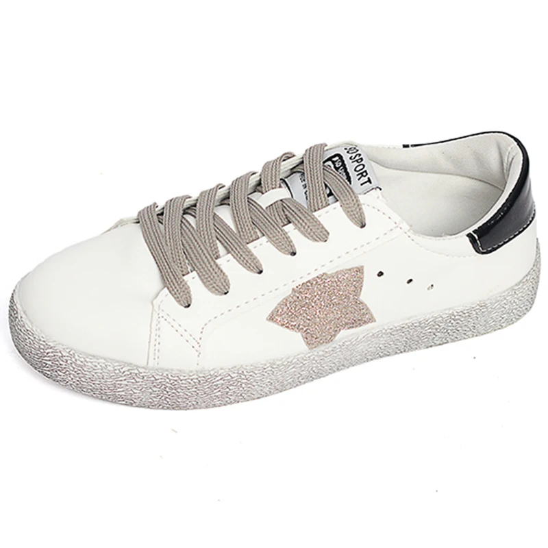 Женская обувь маленькая грязная и Корейская красная белая доска для