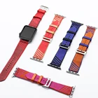 Ремешок для часов прыгающий для Apple Watch Band 3842 мм, нейлоновая оплетка, спортивный сменный Браслет 4044 мм для iWatch Series 6SE 5 4 321