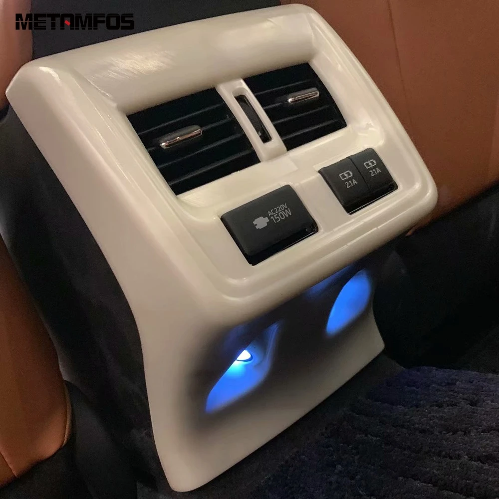 

Для Toyota Avalon 2019 2020 углеродное волокно, задний кондиционер, вентиляционное отверстие, крышка на выходе, отделка рамы, аксессуары для интерьера...